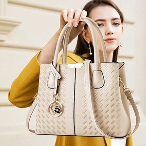 IIL PU Leather Purses-Cream White